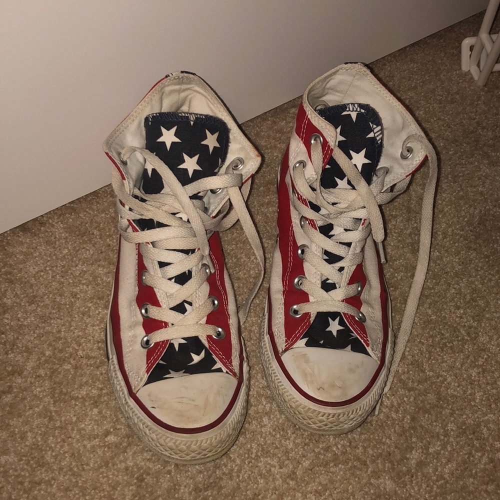 American flag converse